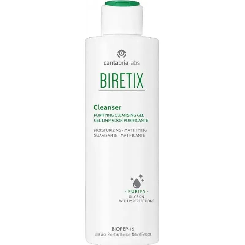 Biretix Cleanser Gel Detergente Purificante per Pelle Grassa o Tendenza Acneica 400 ml