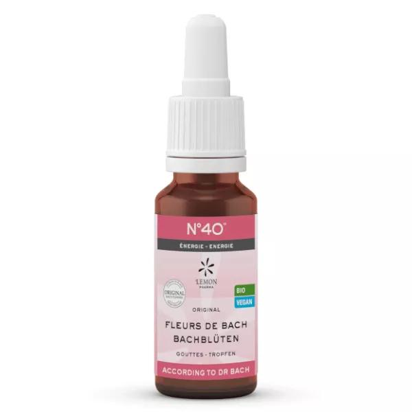 Lemon Pharma Fiori di Bach Energia n. 40 Biologico 20 ml