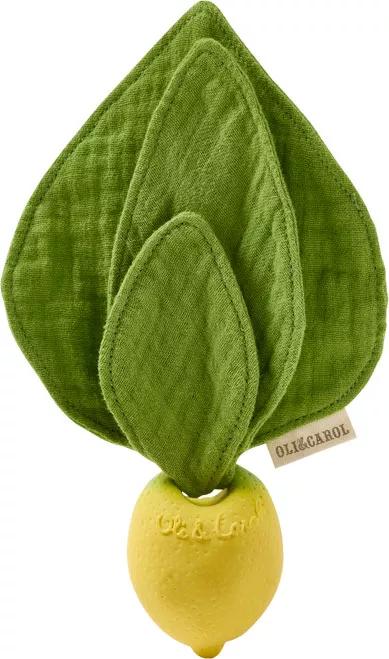 Oli&Carol John Lemon Mini Doudou-Bijtring +0m