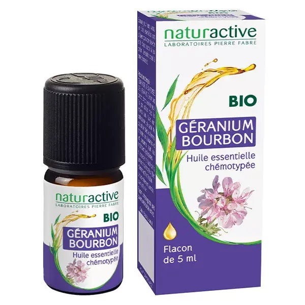 Naturactive oil essential organic Geranium Bourbon 5ml