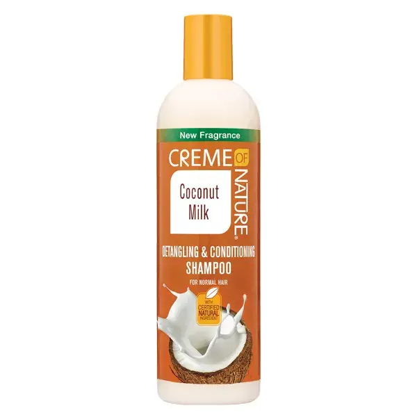 Creme of Nature, CNI, Shampoing lait de coco, démêlant et revitalisant (354ml)