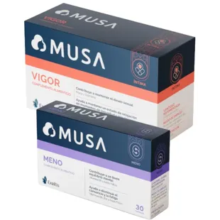 Musa Meno Ménopause 30 Gélules + Stimulation Sexuelle Vigueur 60 Gélules
