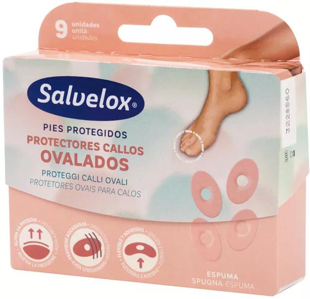 Salvelox Soin des Pieds Protection Callosités Ovales 9 unités