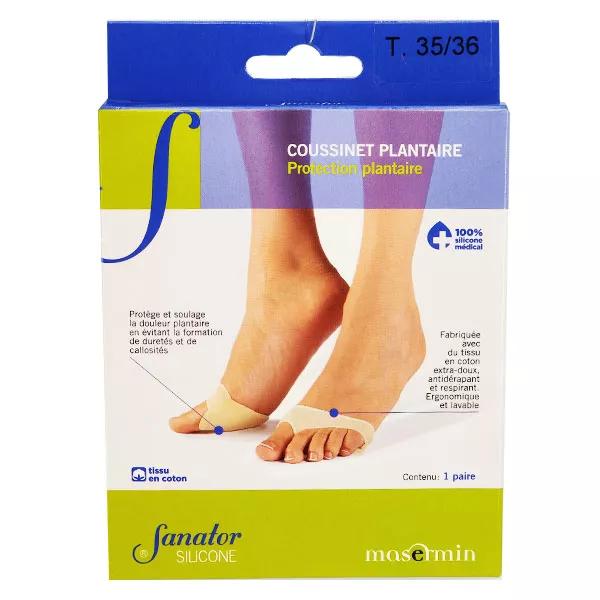 Cuscinetto plantare in silicone Sanator taglia 35-36 1 paio