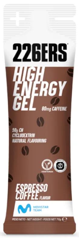 226ERS High Energy Gel Espresso Coffee 76 gr