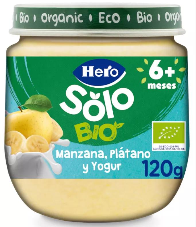 Solo Yogurt, Apple and Banana Hero Baby 120g