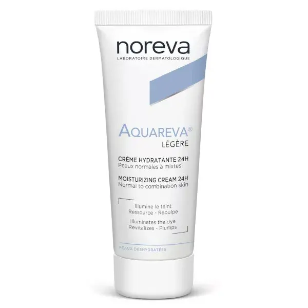 Noreva Aquareva Crème Hydratante 24H Texture Légère 40ml