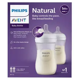 Avent Biberon Natural Response 3.0 Lot de 2 x 260ml