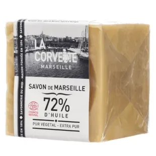 La Corvette Marseille Cubo di Sapone di Marsiglia Oliva Extra Puro Confezionato 300g