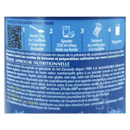 La Mandorle Boisson Instantanée en Poudre Lait d'Amande Omega Bio 400g