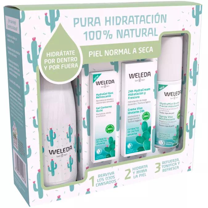 Weleda Cofre Hidratación 24H Piel Normal Seca + Eco Botella REGALO