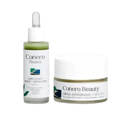 Conero Beauty Linea Essentials Viso Siero Purificante + Crema Antiossidante