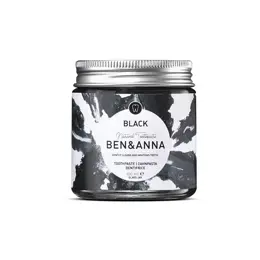 Ben & Anna Dentifrice Pâte en Pot Black 100g