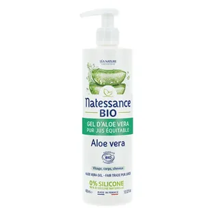 Natessance Bio Gel Aloe Vera per Viso, Corpo, Capelli 400ml