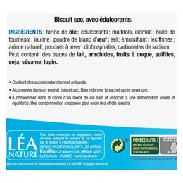 Karéléa Biscuits Sans Sucres Ajoutés Langues de Chat 100g