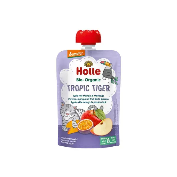 Holle Pouchy Pouchy Apple Mango Passion Fruit 100g
