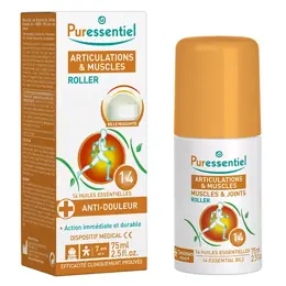 Puressentiel Articulations et Muscles Roller aux 14 Huiles Essentielles 75ml