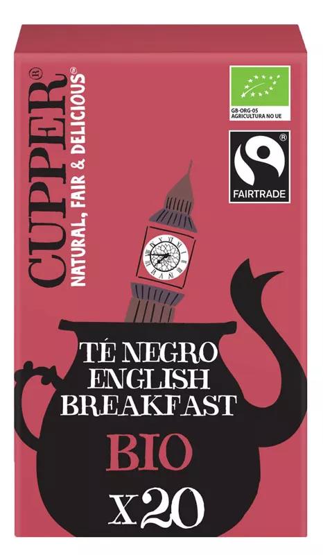 Cupper chá Preto English Breakfast BIO 20 Saquetas