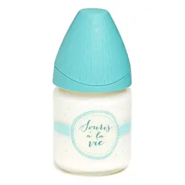 Suavinex Biberon en Verre Meaningful Life Vert Pâle 120ml