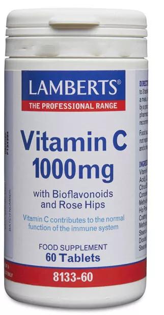 Lamberts Vitamina C 1000mg com Bioflavonoides 60 Comprimidos