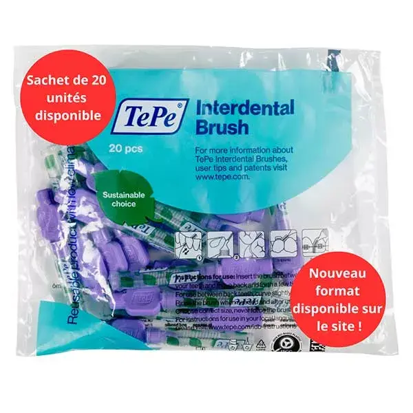 TePe Brossette Interdentaire Eco-Responsable ISO 6 / 1,1mm 6 brossettes