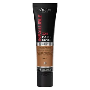 L'Oréal Paris Infaillible 32h Fondotinta  Matte Cover N°335 Sotto-Tono Dorato 30ml