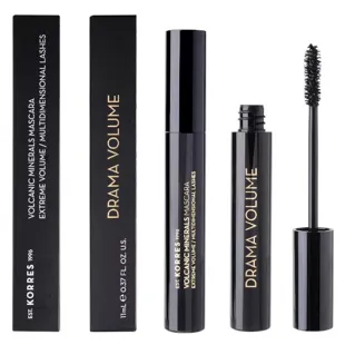 Korres Mineraux Volcaniques Mascara Effetto Ciglia False N°01 Nero 11ml
