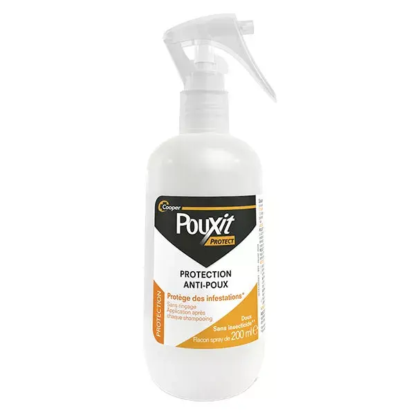 Pouxit Spray Préventif Anti-Poux Protège des Infestations 200ml