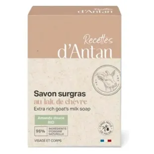 Sapone Recettes d'Antan Surgras Latte di capra Mandorla dolce - tavoletta da 100 g