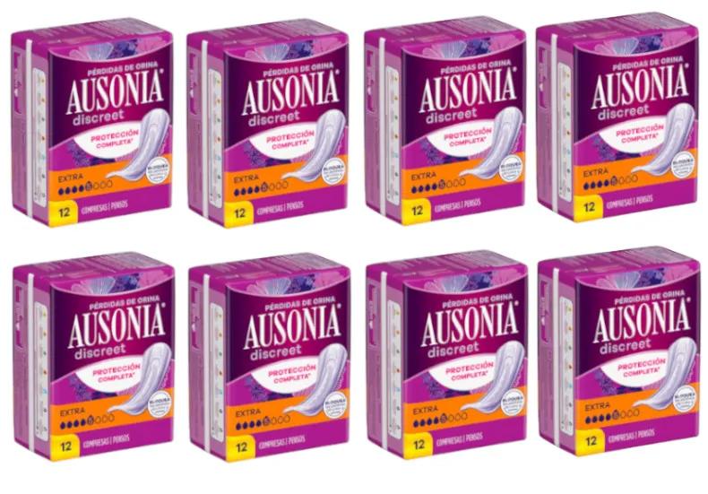 Ausonia Discreet Extra Pads for Urine Loss in Women 8x12 units