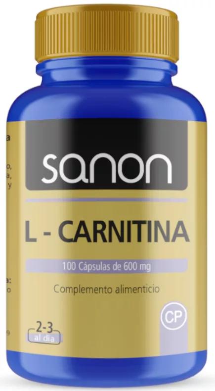 Sanon L-Carnitina 600 Mg 100 Cápsulas