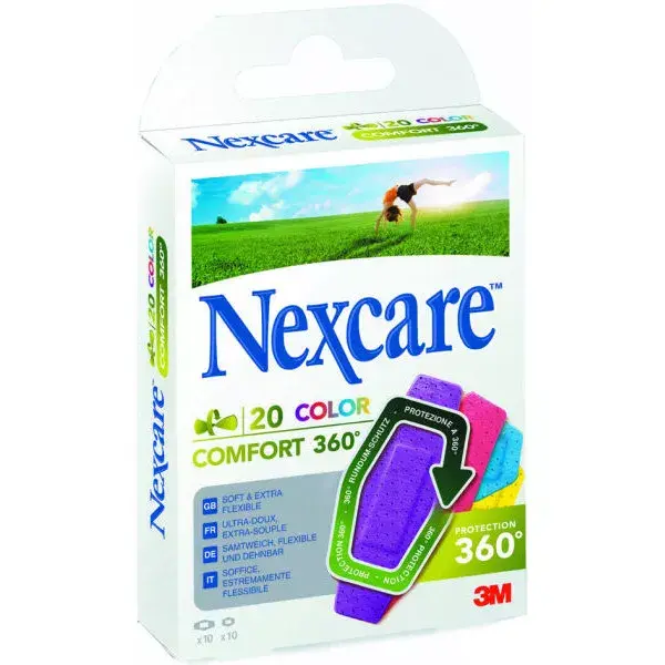 Nexcare Comfort 360 20 cerotti di colore