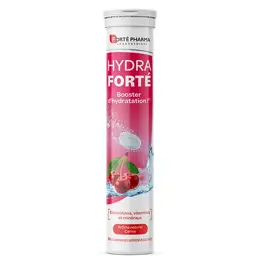 Forté Pharma HydraForté Hydratation Cerise Electrolytes Vitamines Minéraux 24cp