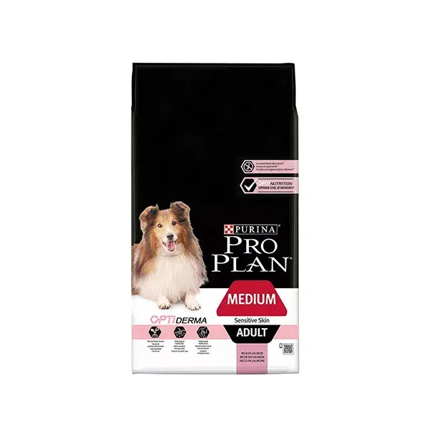 Purina Proplan OptiDerma Chien Adulte Taille Moyenne Saumon 3kg