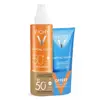 Vichy Spray Fluide Invisible Protection Cellulaire SPF50+ et Lait Apaisant Après-Soleil Offert