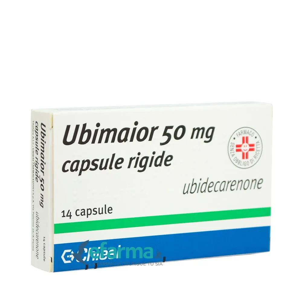 Ubimaior 50 mg Ubidecarenone 14 Capsule Rigide