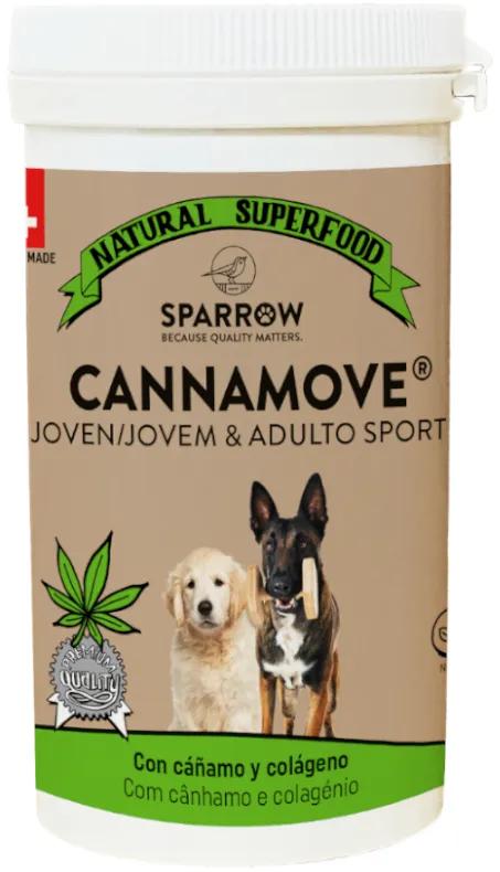 Sparrow Cannamove Hanf und Kollagen für junge und erwachsene Hunde