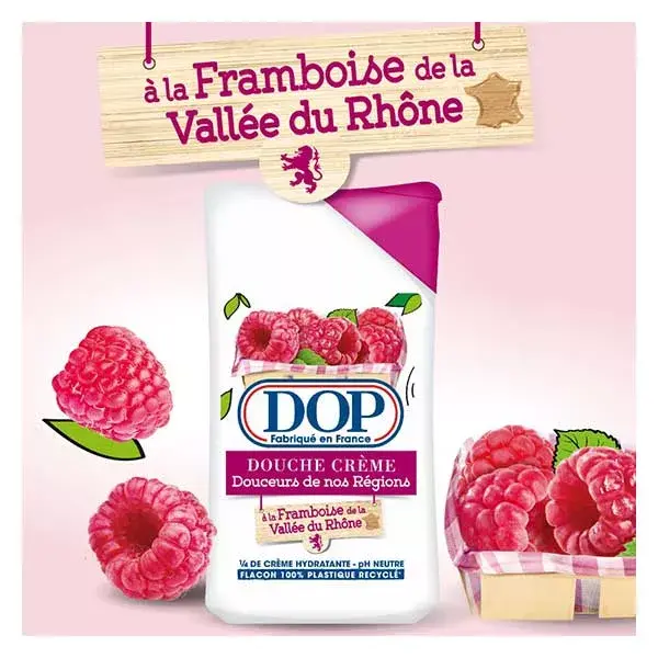 Dop Douceurs de nos Régions Douche Crème Framboise 250ml