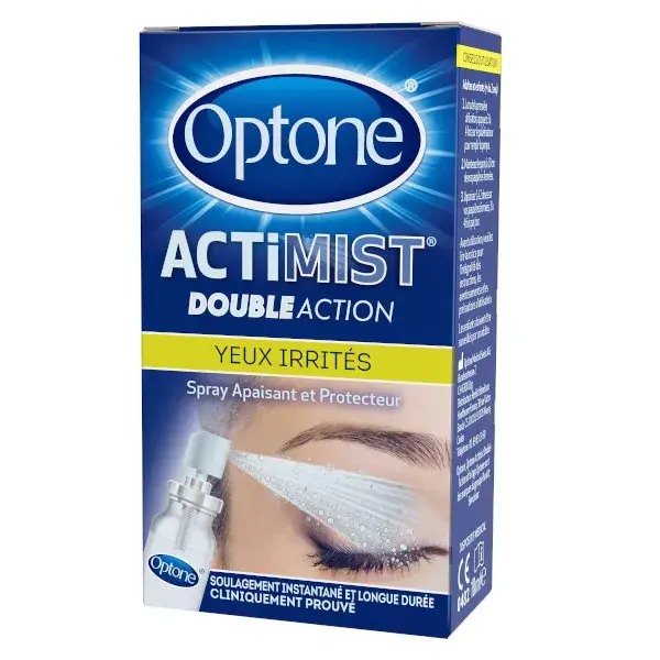Optone ActiMist 2-in-1 Eye Spray for Tired Eyes 10ml