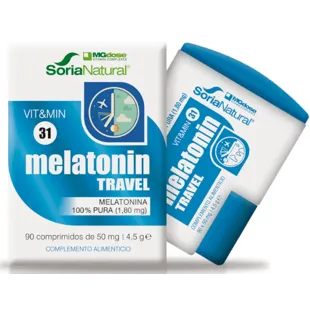 Soria Natural Melatonin Travel 90 Tablets
