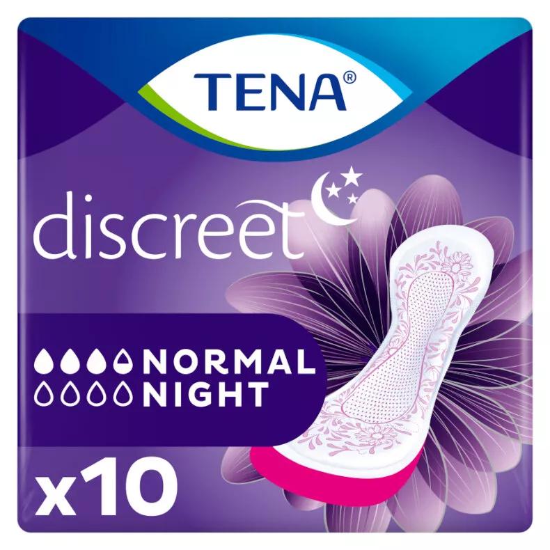 TENA Discreet Normal Night Mujer 10 uds