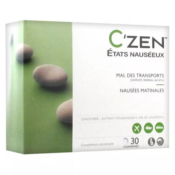 Bausch & Lomb C'zen Etats Nauséeux 30 comprimés