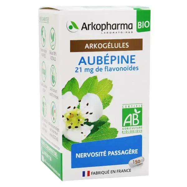 Arkopharma Arkogélules Aubépine Bio 150 cápsulas blandas
