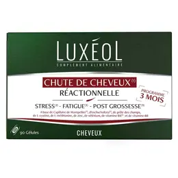 Luxéol Chute de Cheveux Réactionnelle 90 gélules