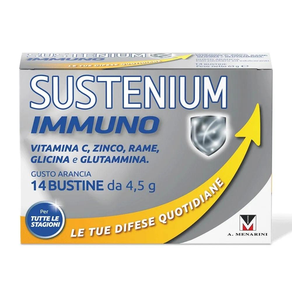 Sustenium Immuno Integratore Sistema Immunitario 14 Bustine