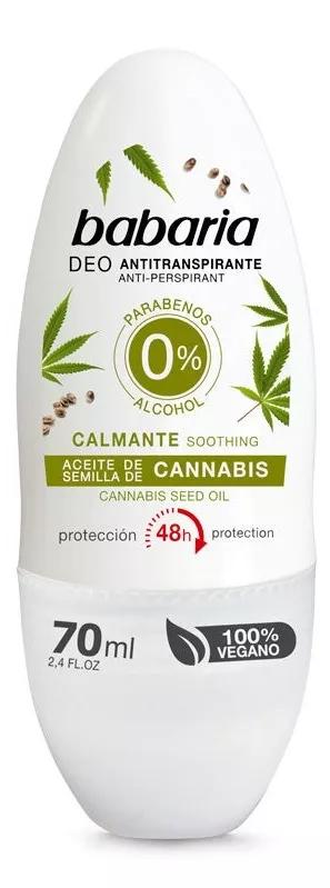Babaria Desodorante Cannabis Roll On 70 ml