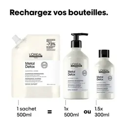 L'Oréal Professionnel Série Expert Shampoing Metal Detox Recharge 500ml