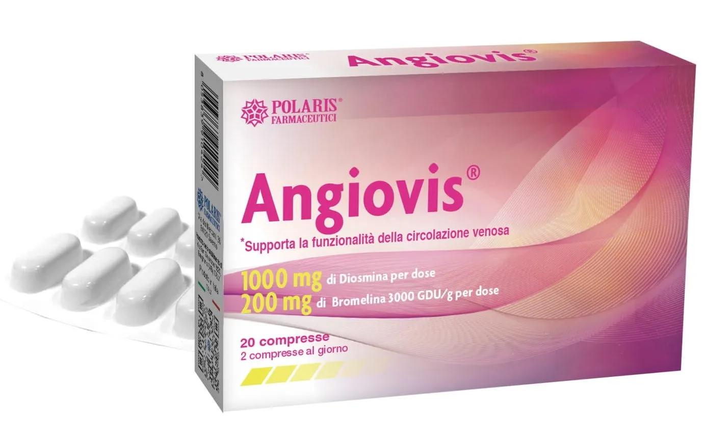 Angiovis Integratore Per La Circolazione e Il Tono Venoso 20 Compresse