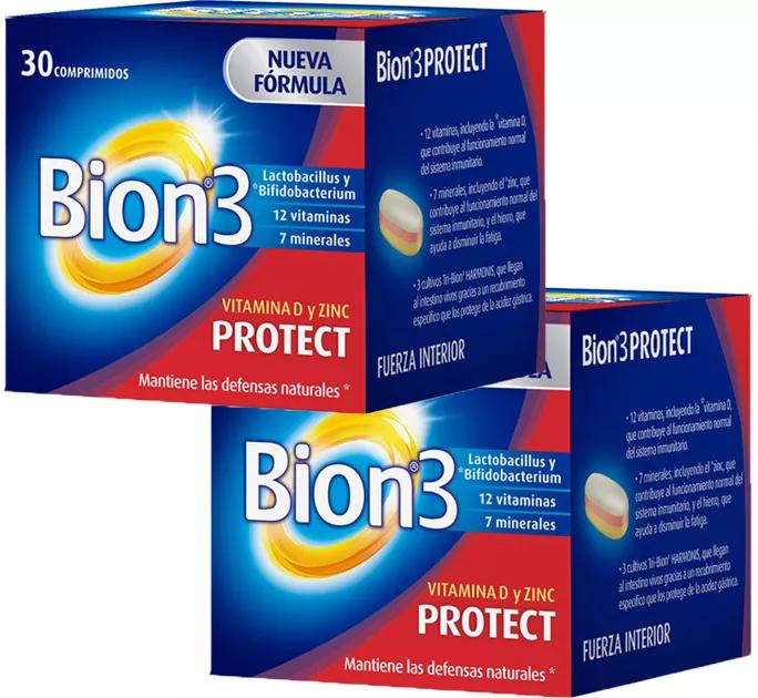 Bion3 Protect Vitamina D e Zinco 2x30 Comprimidos