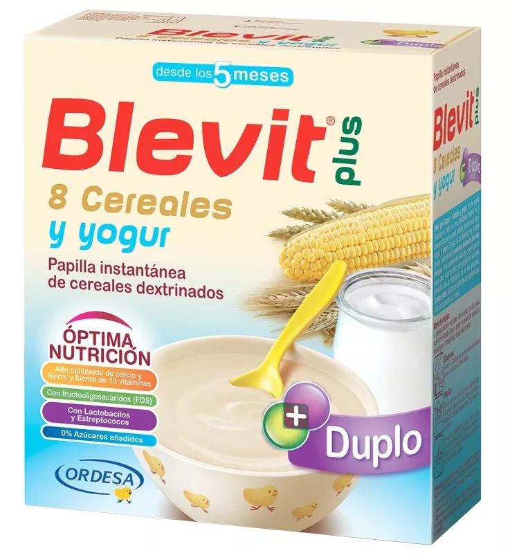 Blevit Plus 8 Cereales y Yogur 600 gr 5m+